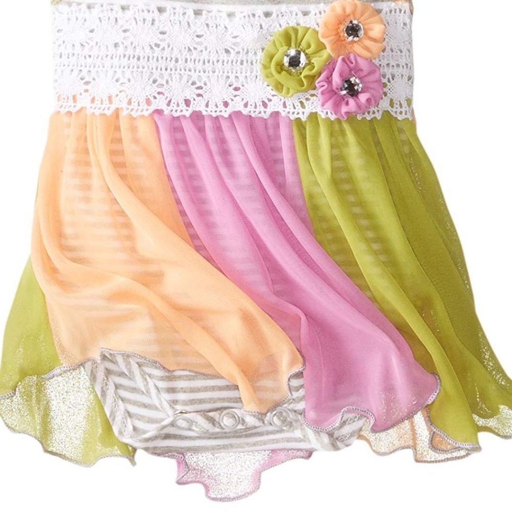 Bonnie Baby Romper Dress Summer Outfits Clothes Lot size 3-6 Mo NWT - Picture 6 of 10